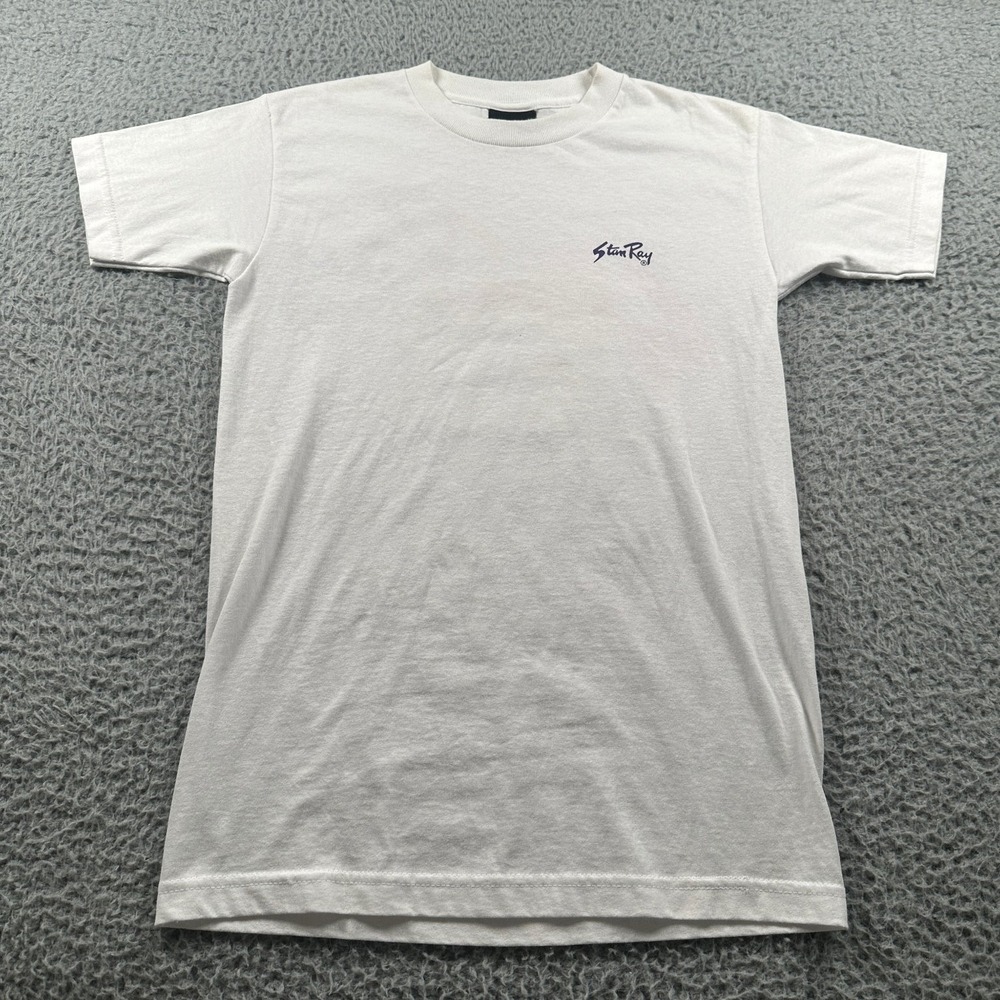 Stan Ray Men's T-Shirt White Small 100% Cotton Crew Neck USA‎ Made